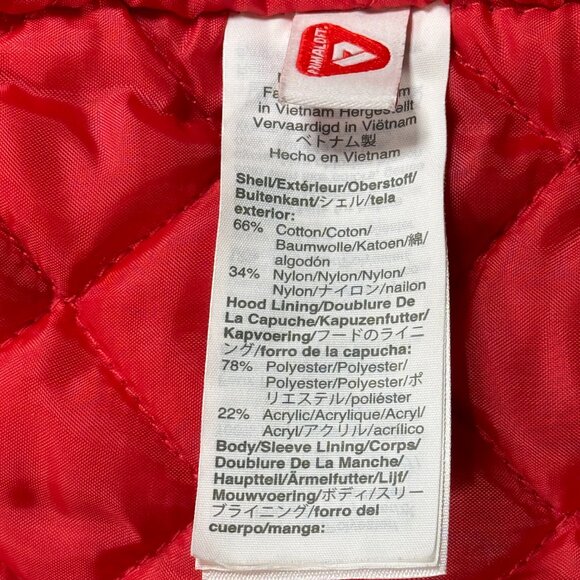 J Crew Perfect Winter Parka Womens XL Blue Eco-Friendly Primaloft Faux Fur Hood - Picture 5 of 16